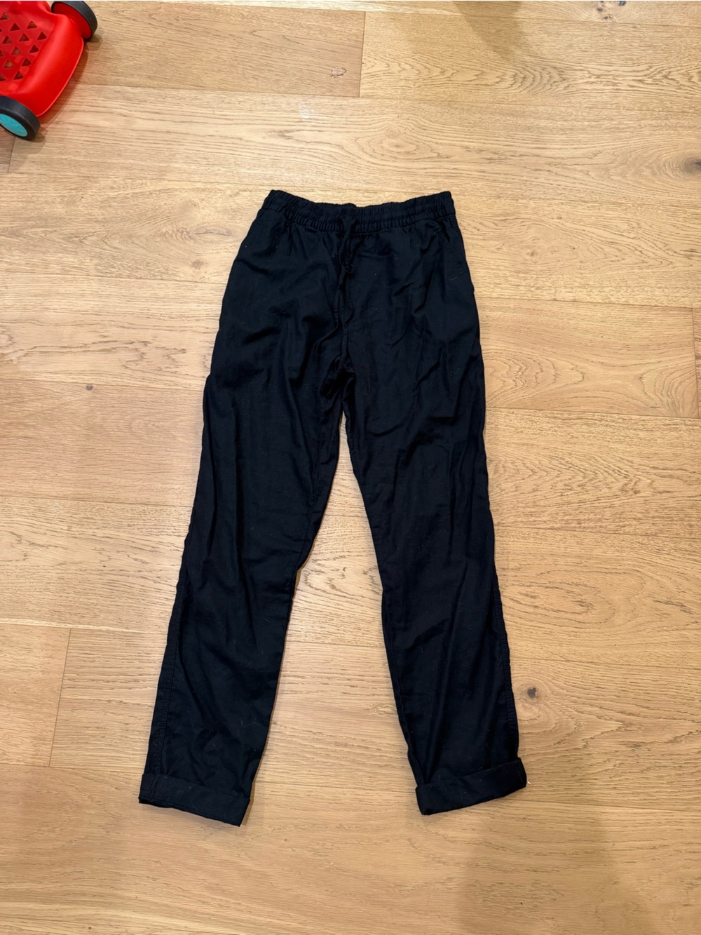 H&M Black Linen Pants